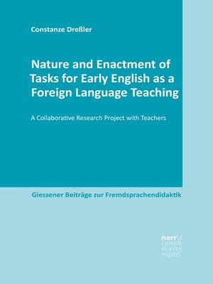 cover image of Nature and Enactment of Tasks for Early English as a Foreign Language Teaching